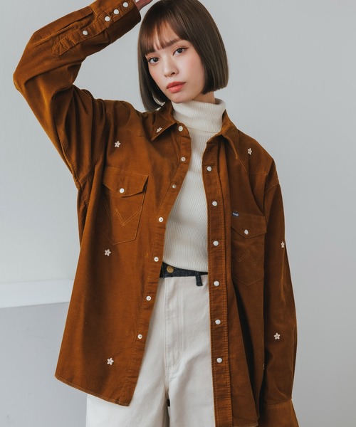 Wrangler シャツ Wrangler/ラングラー 127MW 長袖 ダンガリー