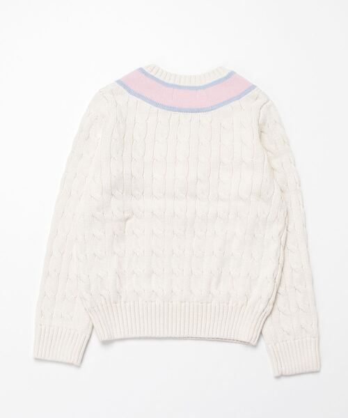 ニット ケーブルニット コットンブレンド クリケット セーター RALPH ラルフ ケーブルニット コットンブレンド クリケット POLO LAUREN CHILDRENSWEAR，ポロ ローレン