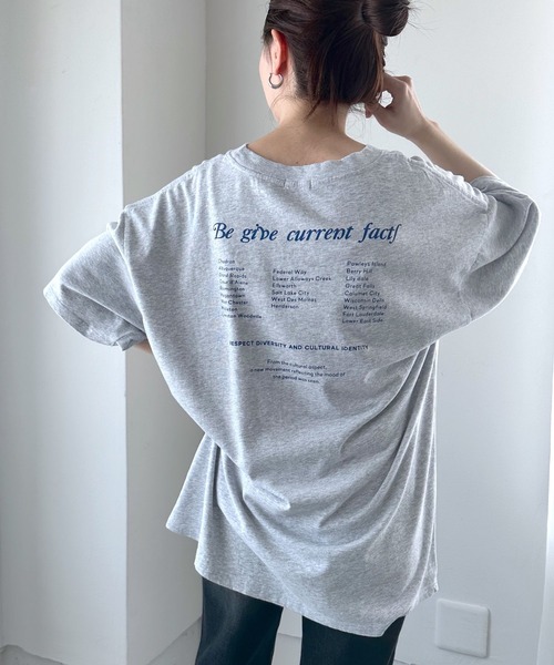 LEPSIM（レプシィム） tシャツ 半袖 BIGプリントT 963511 レディース