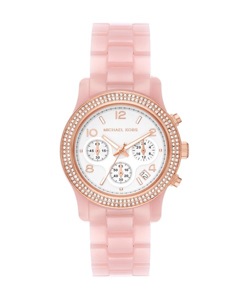 MICHAEL KORS ピンク 腕時計とブレスレット MICHAEL KORS マイケルコース 腕時計 ブレスレット 2点セット