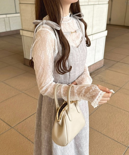 apres jour（アプレジュール） ワンピース チャーム+ツイードキャミ