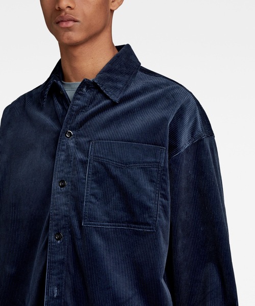 ブランドシャツ 30%OFF【CAMBIO(カンビオ)】Silky Denim Band Collar Skipper