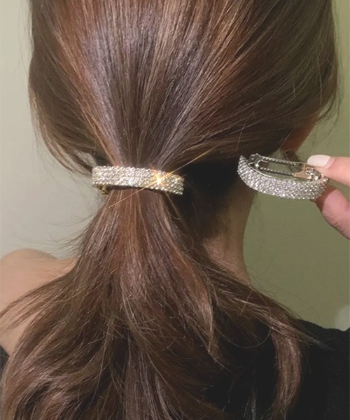 TONE SELECT GOODS ヘアクリップ 「resonance」キラキラ ビジュー ミニ