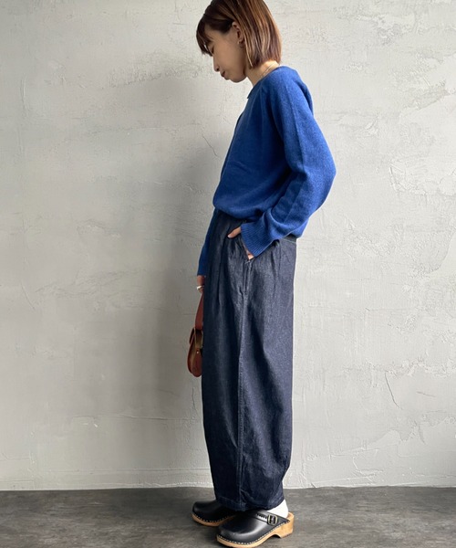 HARVESTY ハーベスティ　デニム　サーカスパンツ ワンウォッシュ HARVESTY（ハーベスティ）/ デニムサーカスパンツ・ワン