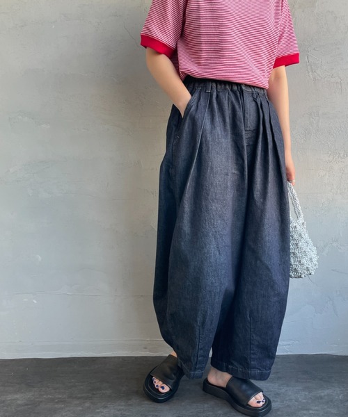 ハーベスティ　デニムサーカスパンツ / ワンウォッシュデニム DENIM CIRCUS PANTS デニムサーカスパンツ / ワンウォッシュデニム A118