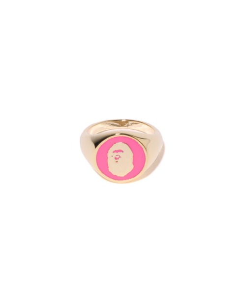 BAPE レディースリング A BATHING APE 指輪 リング HEAD SIGNET RING レディース