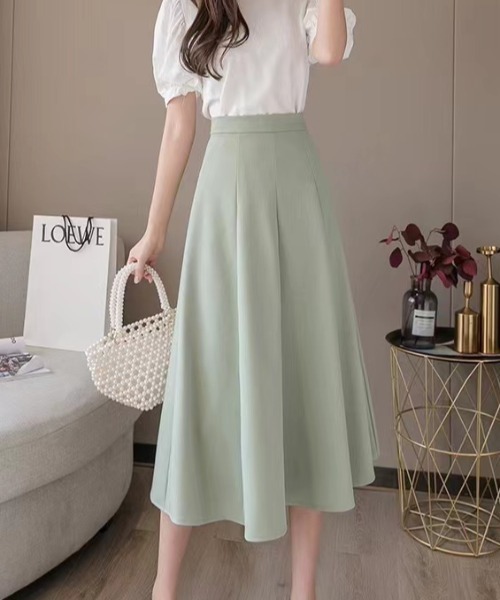 JULYNINE ミディ丈Aラインスカート 40サイズ新品 スカート Aライン ミディ丈スカート : ZOZOTOWN Yahoo!店
