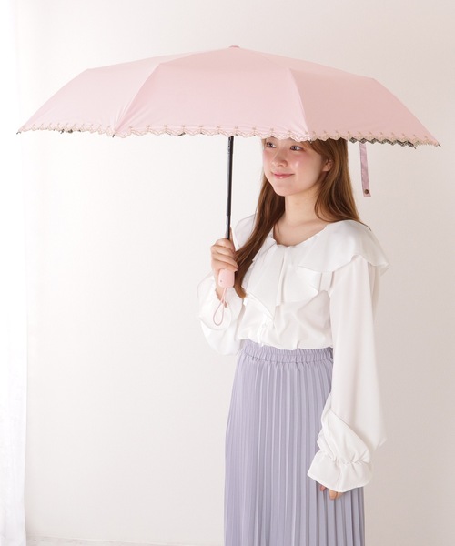 Lace Ladies（レースレディース） 日傘 折りたたみ傘 折り畳み 「雨晴