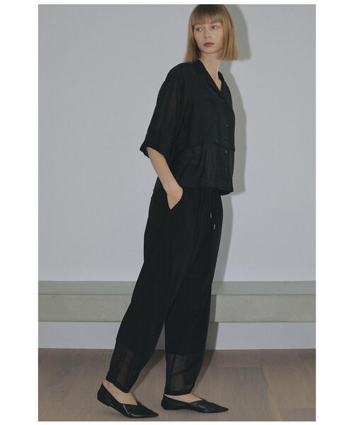 パンツ MANOF SHEER HEM PANTS MANOF パンツ MANOF/マノフ/SHEER HEM PANTS レディース