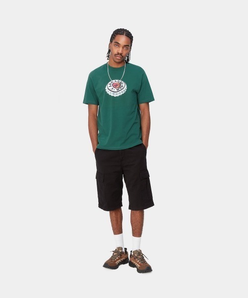 ★Carhartt★ボトルキャップ半袖Tシャツ 楽天市場】【30%OFF】Carhartt WIP S/S BOTTLE CAPT-SHIR(Black