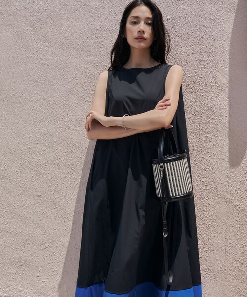 ICB ノースリーブワンピース ICB ワンピース RENUソフトタイプライター ノースリーブ