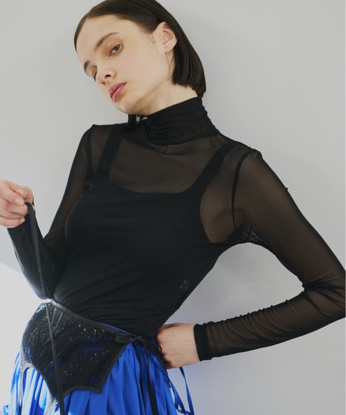 PERNA tシャツ ハイネックボディスーツ レディース : ZOZOTOWN