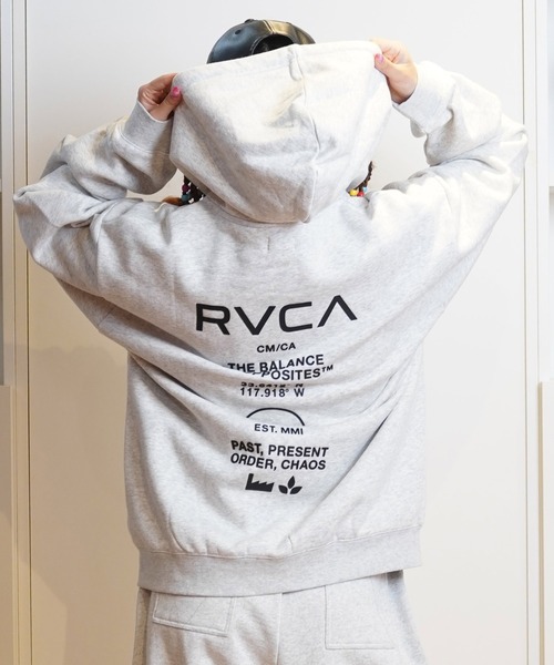 パーカー 「ムラサキスポーツ限定」RVCA/ルーカ ジップアップ パーカー BE044-P03 レディース RVCA ルーカ パーカー ジップアップ レディース スウェット
