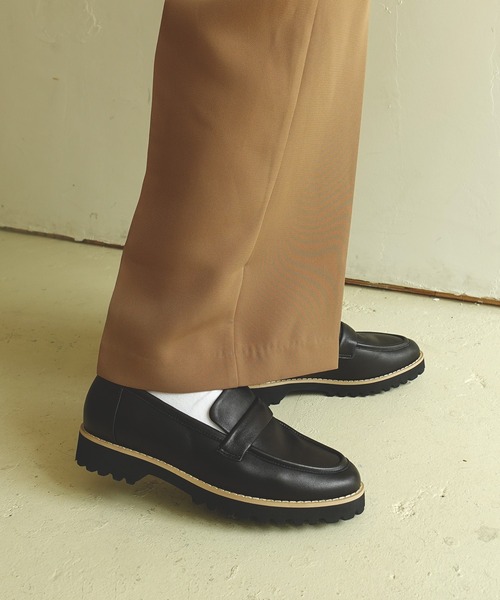 neue diffusion（ノイエ ディフュージョン） ローファー 厚底