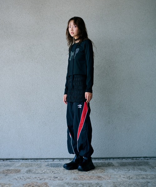 umbro パンツ 「UNISEX」UMBRO×ALAND／ナイロントラックパンツ