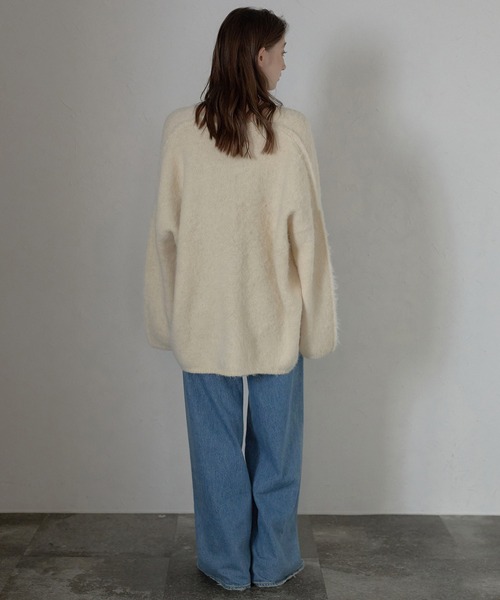 カーディガン 「MINERTE」alpaca yarn knit cardigan / アルパカヤーンカーディガン レディース | MINERTE | 07