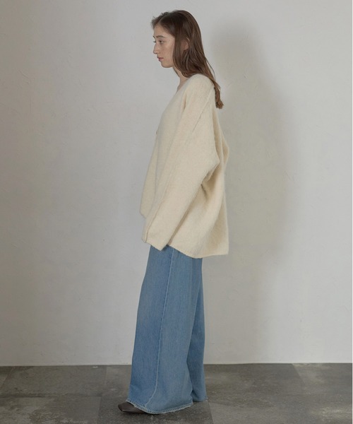 カーディガン 「MINERTE」alpaca yarn knit cardigan / アルパカヤーンカーディガン レディース | MINERTE | 11