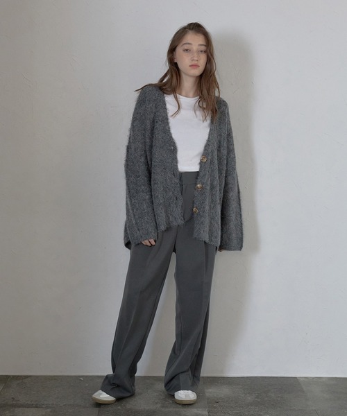 カーディガン 「MINERTE」alpaca yarn knit cardigan / アルパカヤーンカーディガン レディース | MINERTE | 13