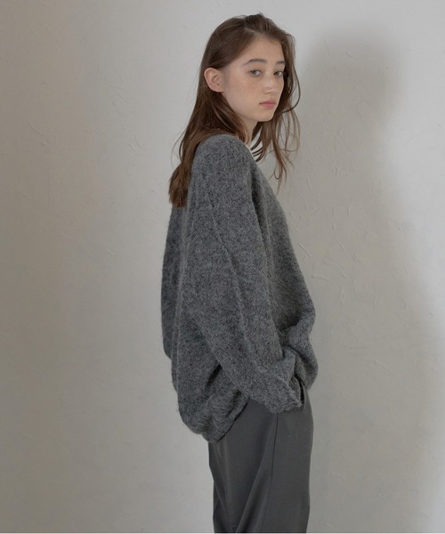 カーディガン 「MINERTE」alpaca yarn knit cardigan / アルパカヤーンカーディガン レディース | MINERTE | 16