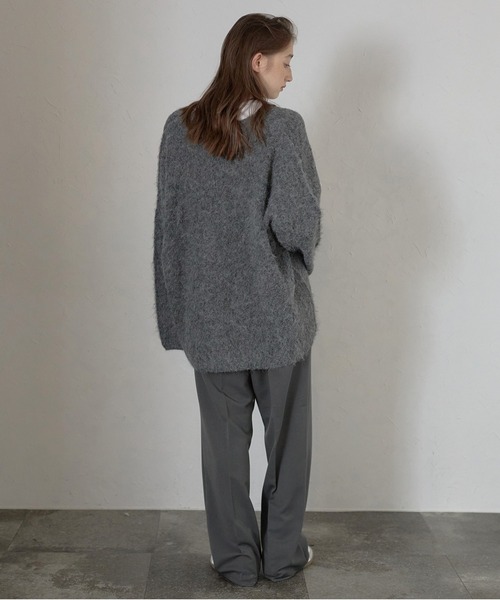 カーディガン 「MINERTE」alpaca yarn knit cardigan / アルパカヤーンカーディガン レディース | MINERTE | 19