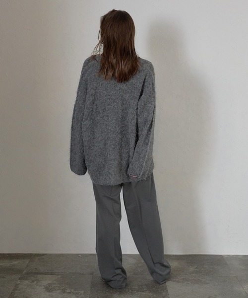 カーディガン 「MINERTE」alpaca yarn knit cardigan / アルパカヤーンカーディガン レディース | MINERTE | 20