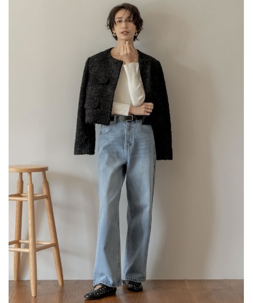 JAPAN DENIM 2023PHEENYコラボハイウエストデニムパンツ