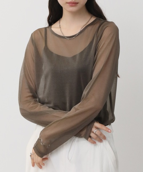 NOGLE tシャツ 「NOGLE/ノグル」マグネティックラメシアー