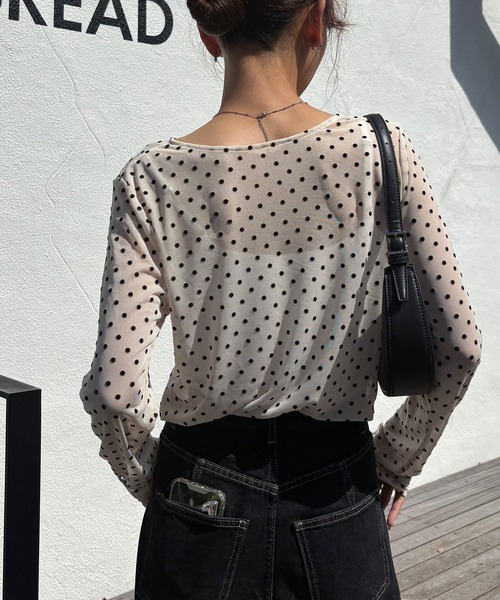 TAN SPARKLED TEE ラメシアーカットソー 楽天市場】ウェーブホール ラメ シアートップス ラメ トップス