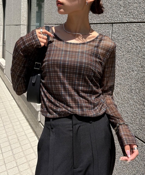 nounless シアートップス NOGLE tシャツ 「NOGLE/ノグル」アソートラメシアートップス
