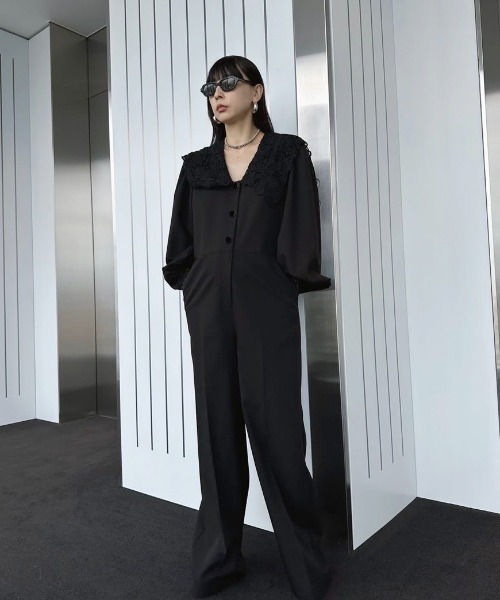 Ameri（アメリ） オールインワン SAILOR LACE COLLAR JUMP SUIT