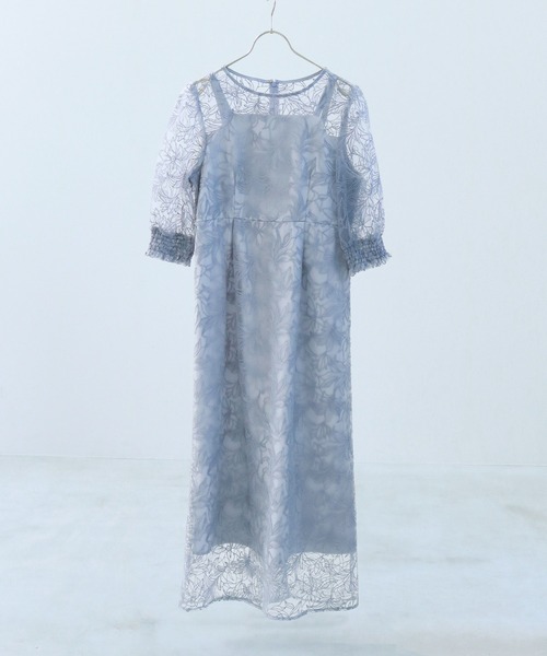 REPLETE（リプリート） ドレス 「REPLETE」刺繍レースワンピースドレス