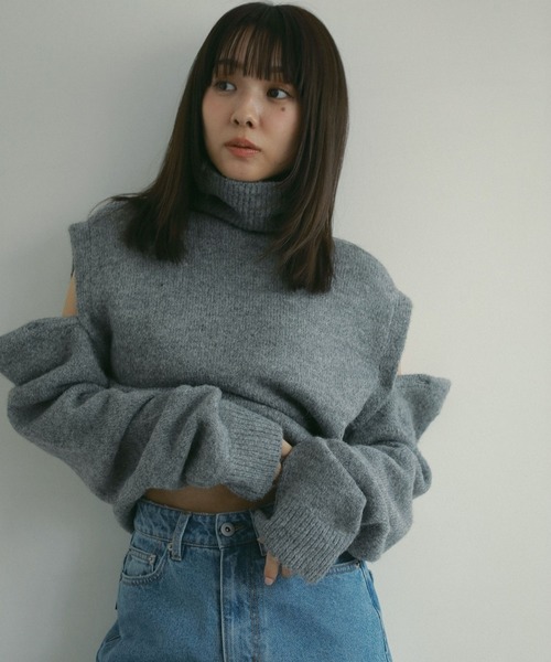 ニット セーター カッティングニット レディース ニット セーター カッティングニット レディース : ZOZOTOWN