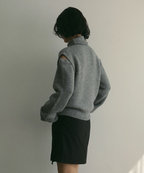 ニット セーター カッティングニット レディース : ZOZOTOWN