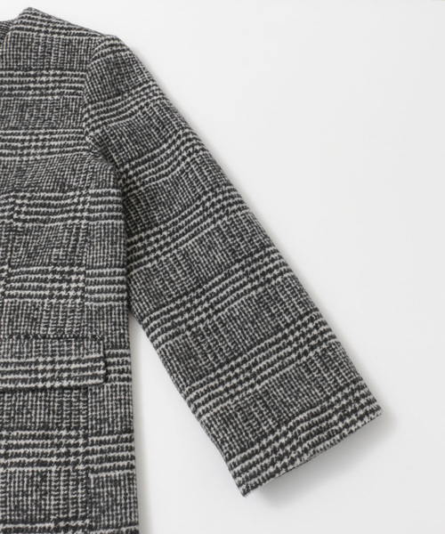 「SENSE OF PLACE by URBAN RESEARCH」 ノーカラーコート 36 グレー レディース_画像5