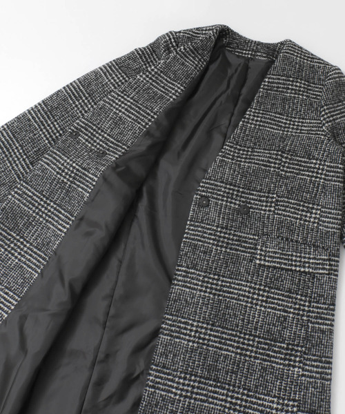 「SENSE OF PLACE by URBAN RESEARCH」 ノーカラーコート 36 グレー レディース_画像6