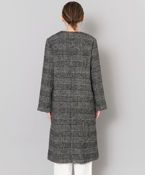 「SENSE OF PLACE by URBAN RESEARCH」 ノーカラーコート 36 グレー レディース_画像9