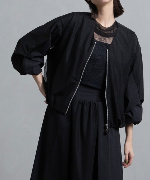 今期 新品 MARECHAL TERRE 2way バルーン ジップ ブルゾン セール】2way バルーンジップブルゾン（ブルゾン）｜MARECHAL