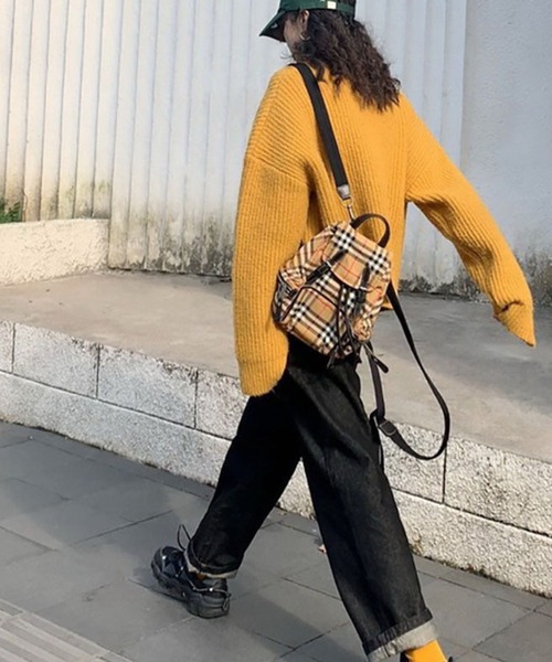 「meJane」 ニットカーディガン FREE チェリーピンク レディース_画像7