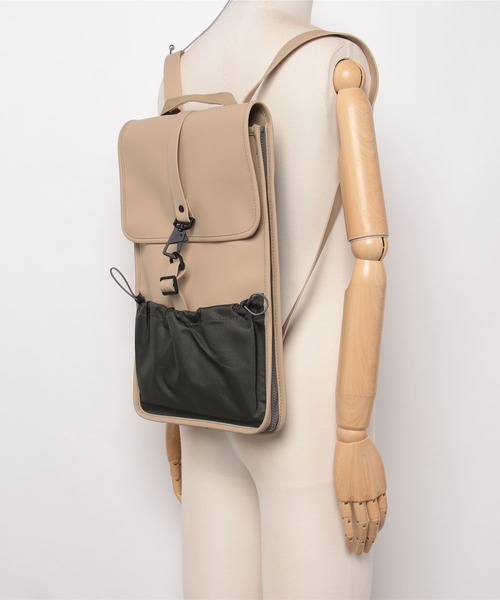 RAINS Backpack Mini レインズ バックパックミニ ライトグレー Backpack Mini／RAINS(レインズ)｜愛着を持ってずっと使いたい