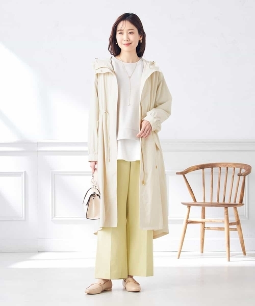 a.v.v（アー・ヴェ・ヴェ） モッズコート コート ドロストフーディー