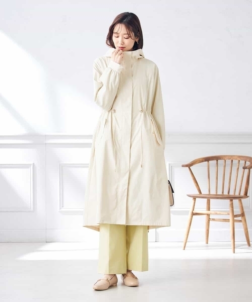 a.v.v（アー・ヴェ・ヴェ） モッズコート コート ドロストフーディー