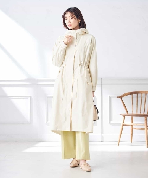 a.v.v（アー・ヴェ・ヴェ） モッズコート コート ドロストフーディー