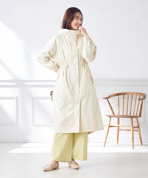 ビアズリー　モッズコート　ロングコート　フーディーコート a.v.v（アー・ヴェ・ヴェ） モッズコート コート ドロストフーディー