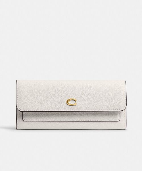 ミラ ロング フラップ ウォレット・シグネチャー キャンバス COACH 財布 ミラ ロング フラップ ウォレット・シグネチャー