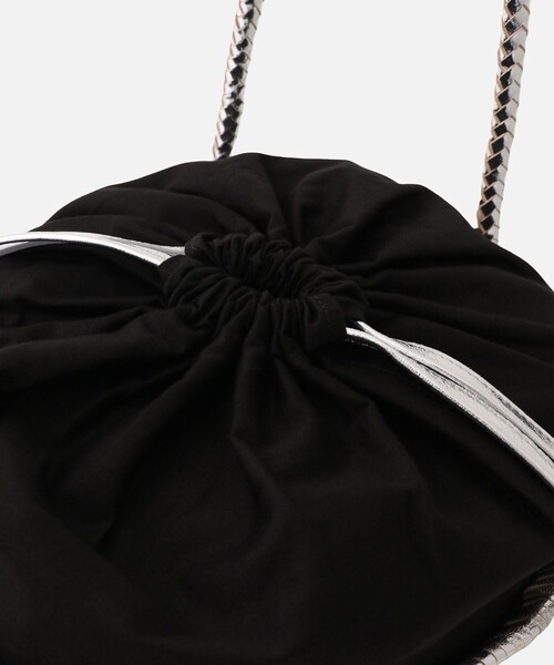 allureville アルアバイル  編みバッグブラック かごバッグ allureville かごバッグ カゴバッグ イントレバスケットバッグ