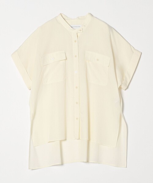 plage バンドカラーポケットシャツ plage バンドカラーポケットシャツ Plage - Plageバンドカラー