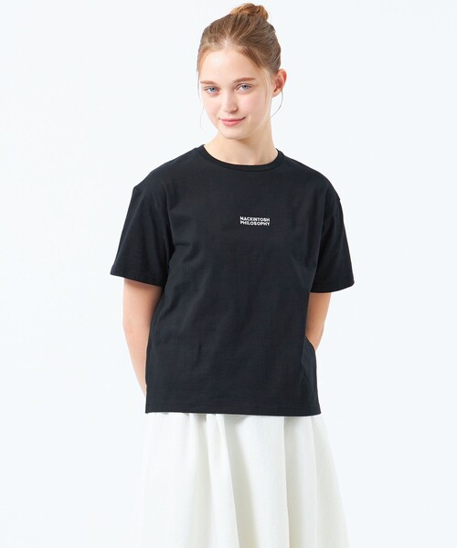 tシャツ 刺しゅうロゴTシャツ レディース