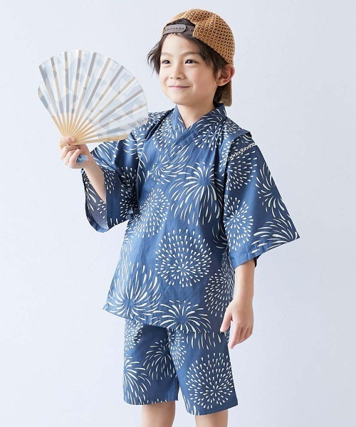 Jolly Jury 浴衣 「ジュニア・スクールサイズ」「WEB限定」水玉金魚柄