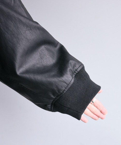 「PUAL CE CIN」 ジップアップブルゾン FREE ブラック レディース_画像6