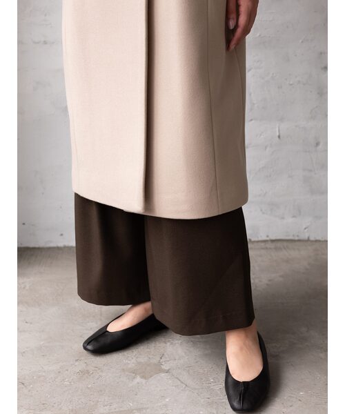 「TIENS ecoute」 チェスターコート MEDIUM モカ レディース_画像7